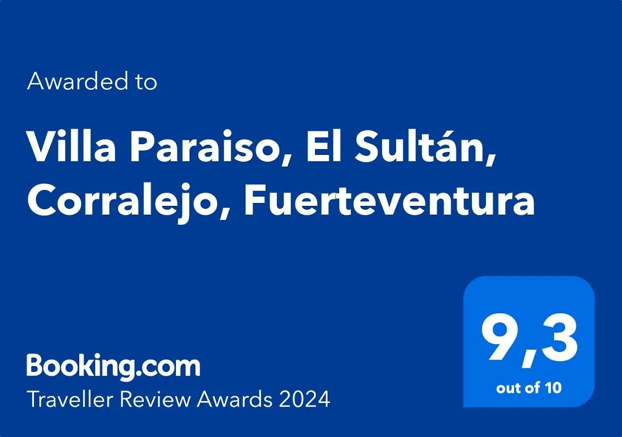 Villa Paraiso, El Sultan, Corralejo, Fuerteventura